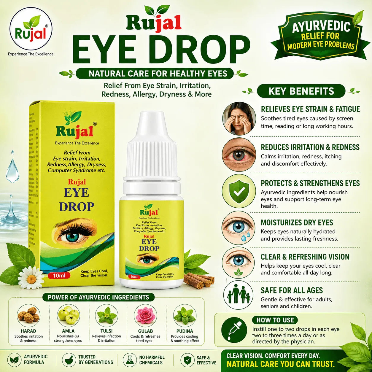 Rujal Eye Drop – Ayurvedic Eye Care Solution