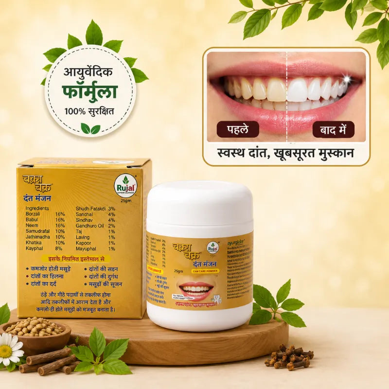Chaka Chak Dant Manjan – Ayurvedic Tooth Powder