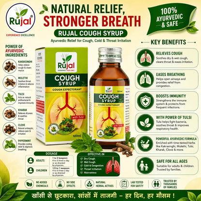 Rujal Cough Syrup – Ayurvedic Cough Expectorant