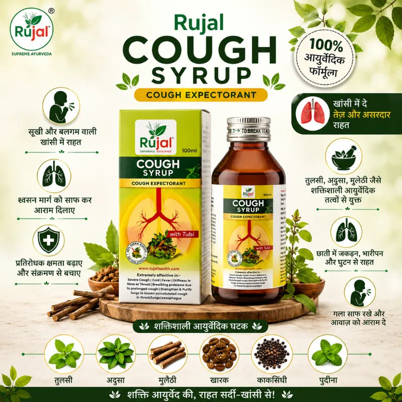 Rujal Cough Syrup – Ayurvedic Cough Expectorant