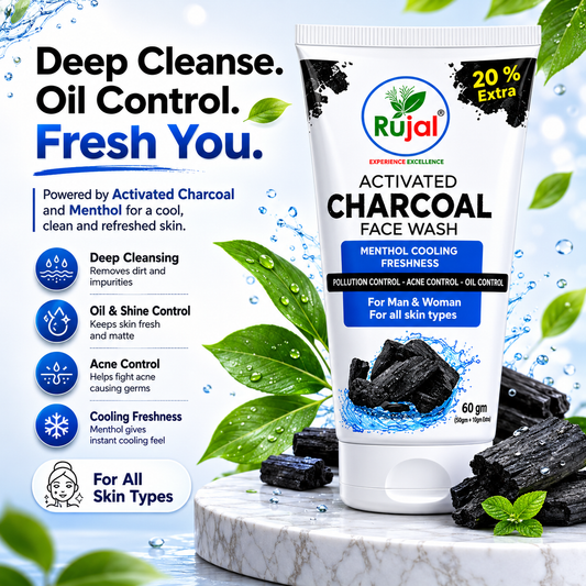 Rujal Activated Charcoal Face Wash