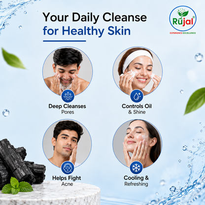 Rujal Activated Charcoal Face Wash
