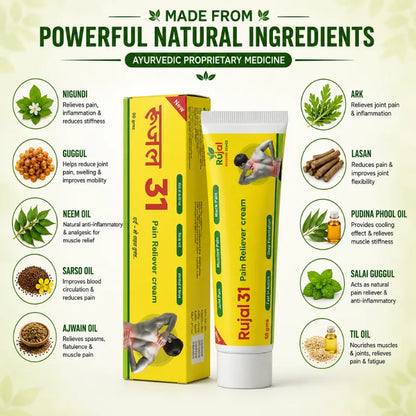 Rujal 31 – Pain Reliever Cream