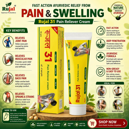 Rujal 31 – Pain Reliever Cream