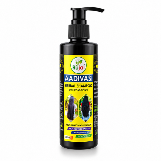 Rujal Aadivasi Shampoo - 200 ml - Pack of 2