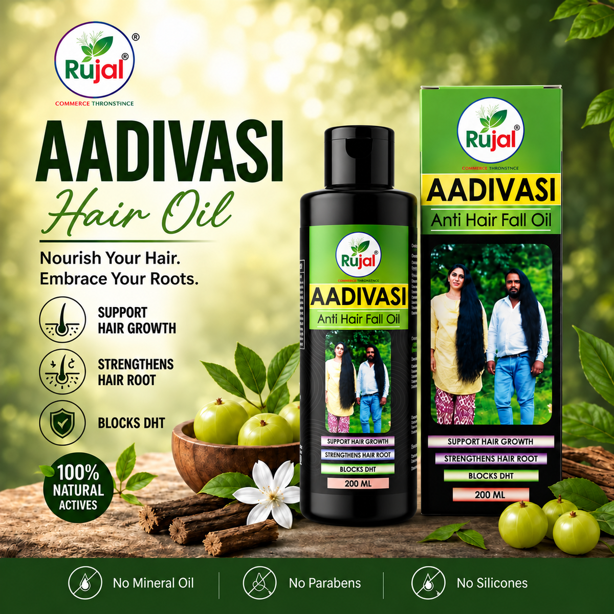 Rujal Aadivasi Hair Oil – 200 ml