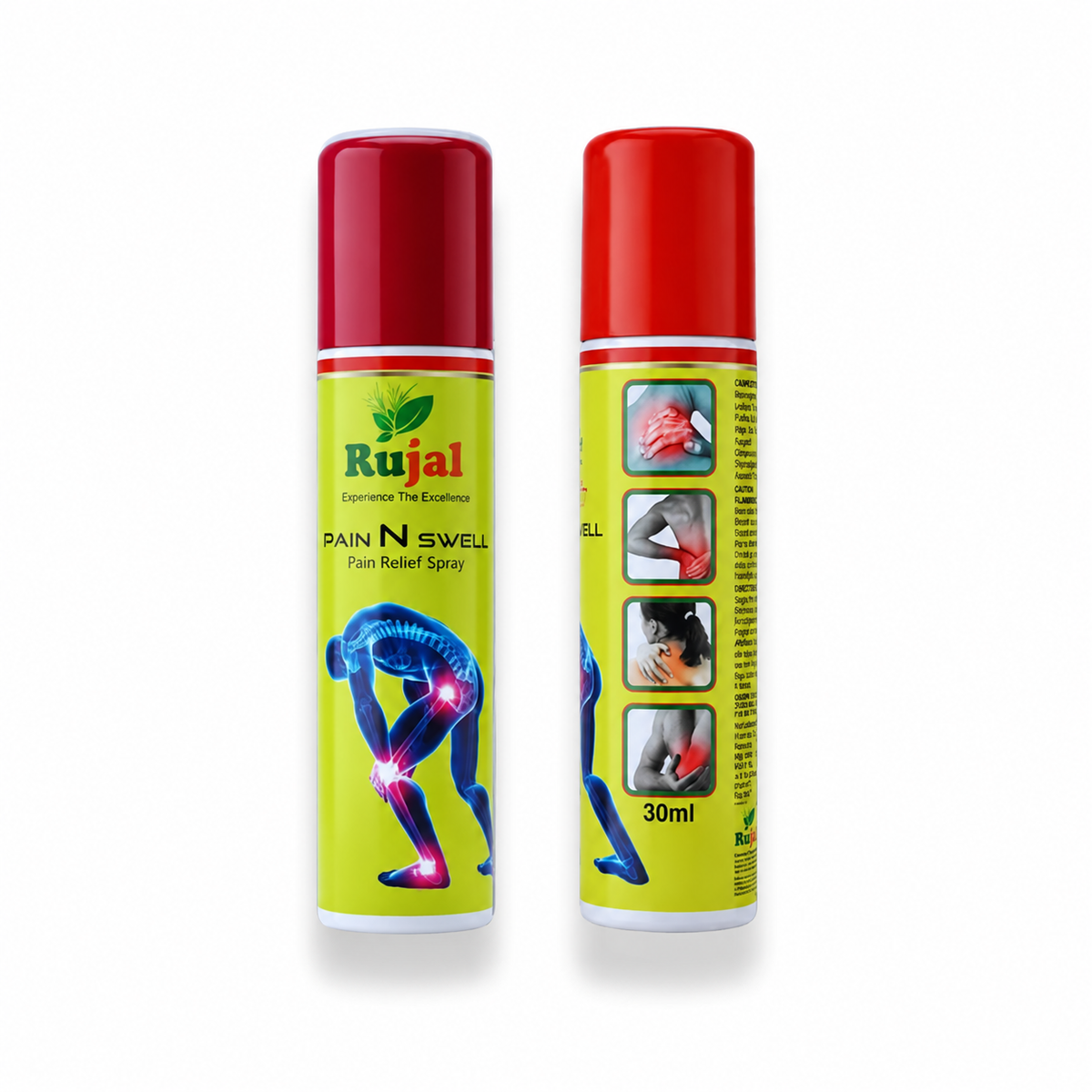 Rujal Pain N Swell – Pain Relief Spray 30ml - Pack of 4