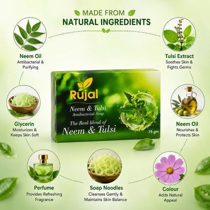 Neem & Tulsi Antibacterial Soap