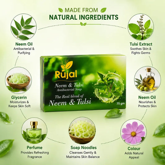 Neem & Tulsi Antibacterial Soap